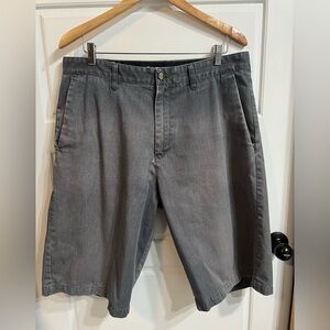 Volcano Classic Gray Men's Flat Front Shorts